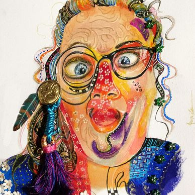 Self Portrait Mixed Media