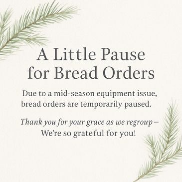 Baking orders paused