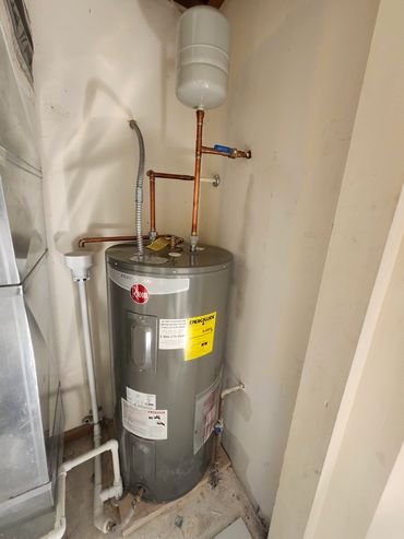 Electric water heater install/replace