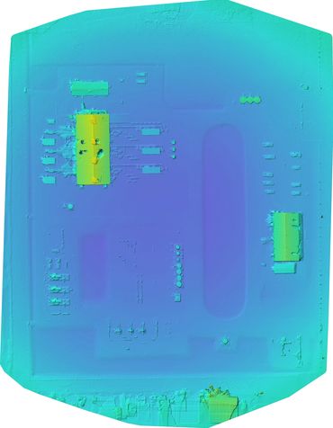 Surface model of compressor station