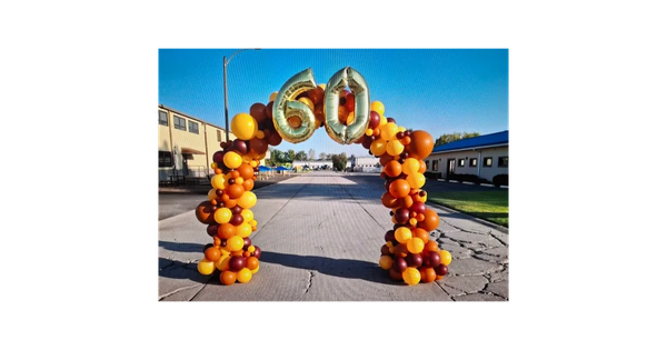 Organic Full Balloon Arch Fall