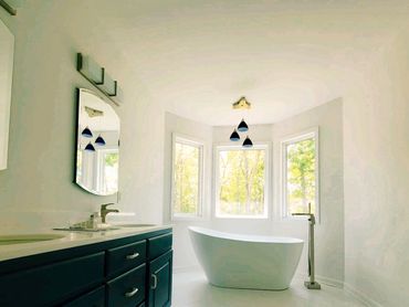 Elegant bathroom remodel