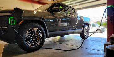 We installed the first Rivian Charger in Bakersfield