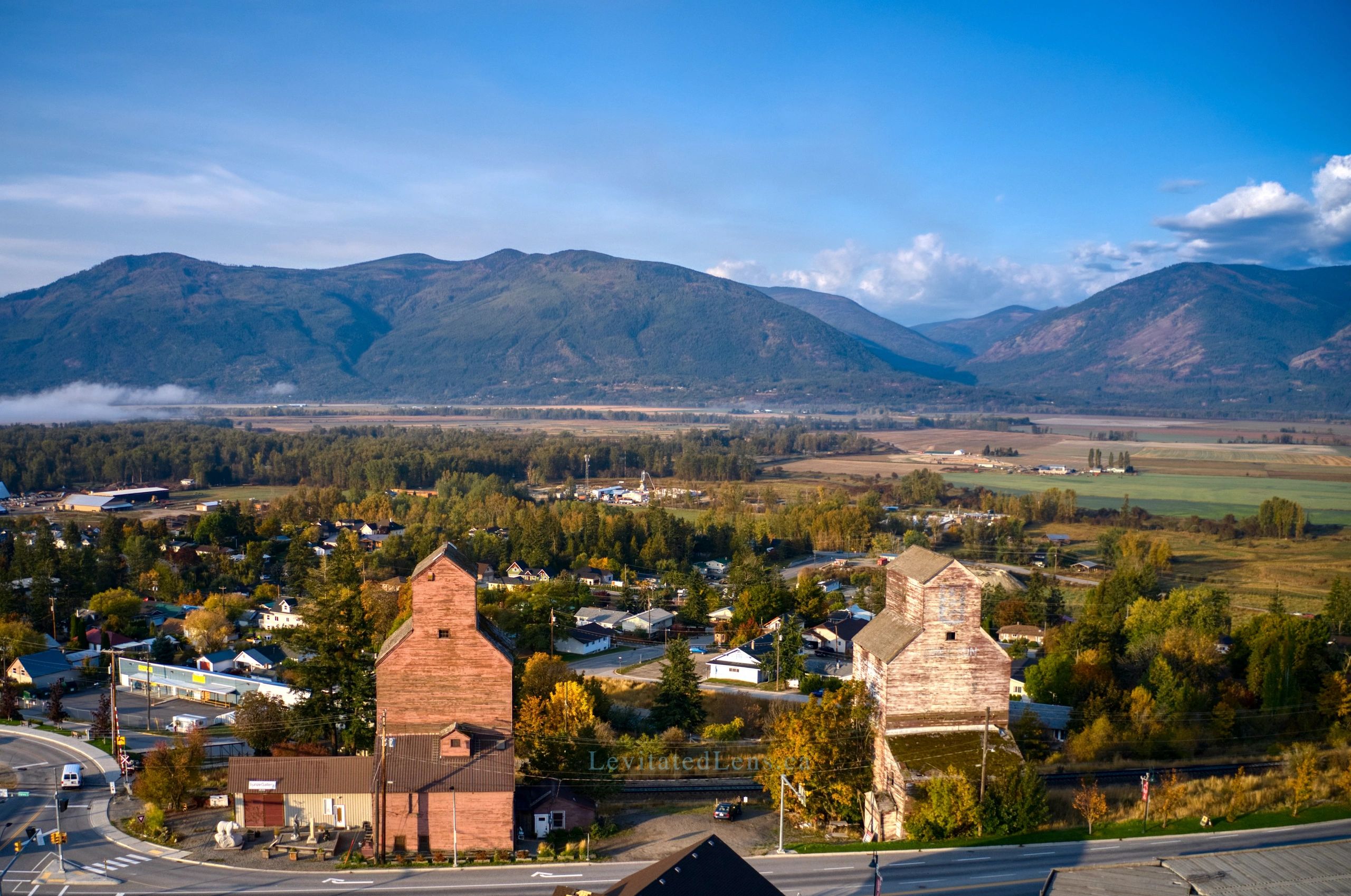 Levitated Lens Aerial Photography Wynndel, British Columbia