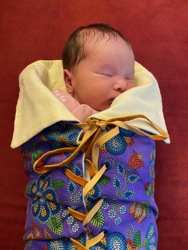 Moss bag created in partnership with my mother.