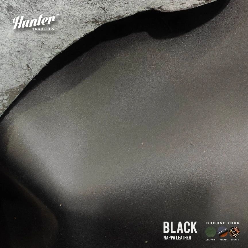 Hunter Tradition Watch Straps Philippines Black Leather