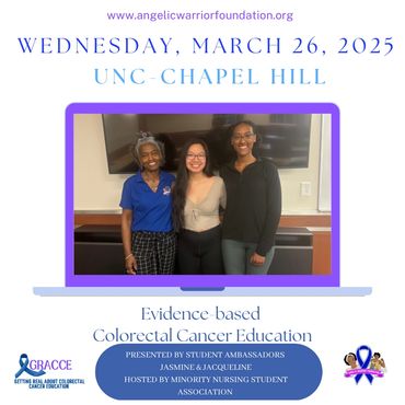 Project Gracce on the campus of UNC-Chapel Hill for a 2nd presentation on March 26.