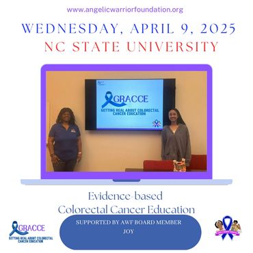 The NC State presentation was supported by AWF board member Joy in addition to AWF President