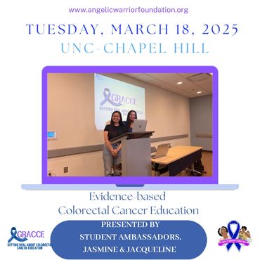 Project Gracce presented on the campus of UNC-Chapel Hill on March 18.