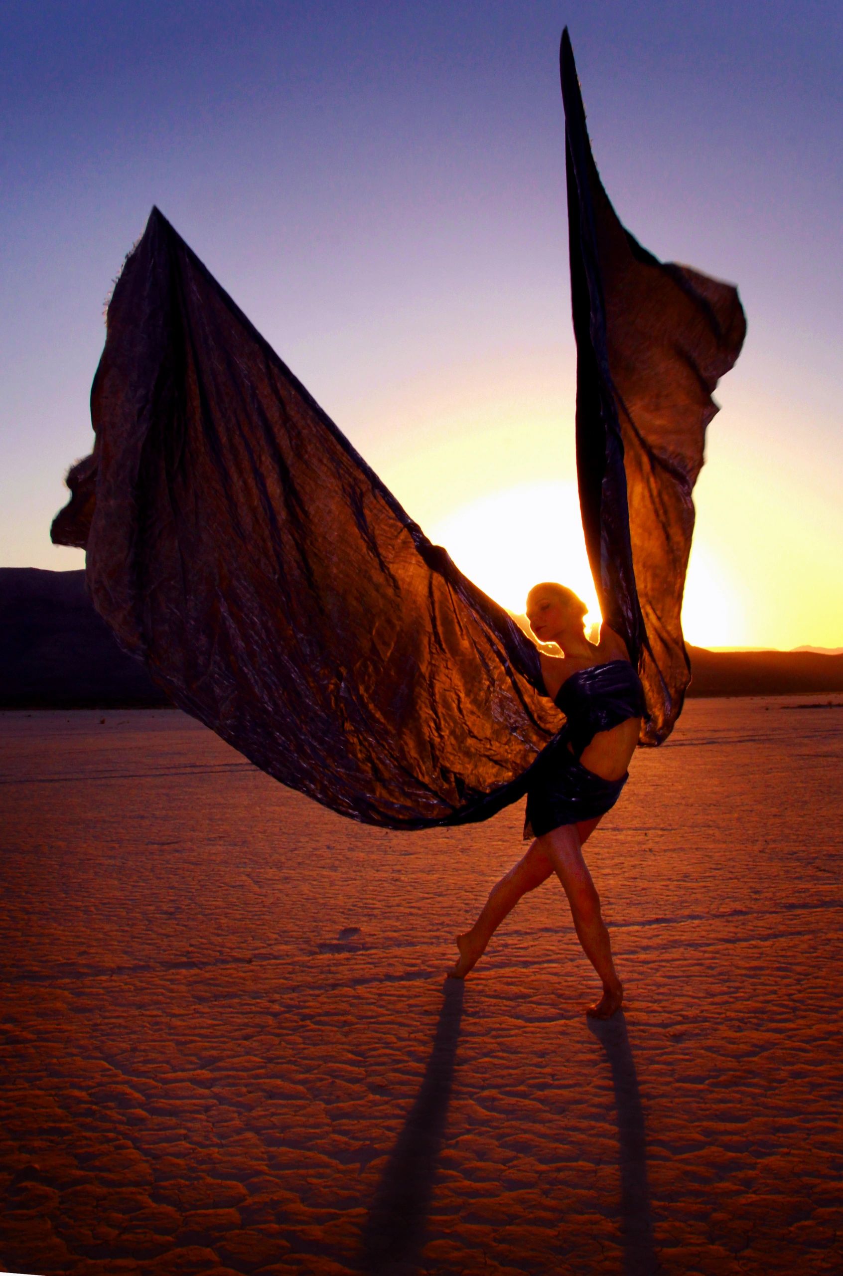 Viktory, Ballet Dancer at the Jean Drake Bed, Southern Nevada