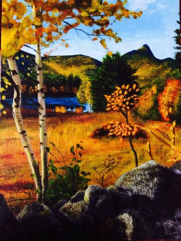 acrylic on canvas board. My first ever painting. 2012