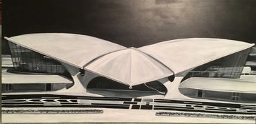 Acrylic on canvas. 2'x4' 2019