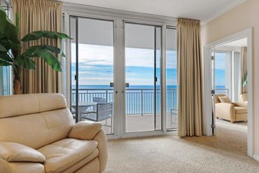 Patio overlooking ocean in Navarre Beach
