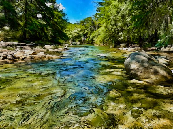FrioRiverFlowing