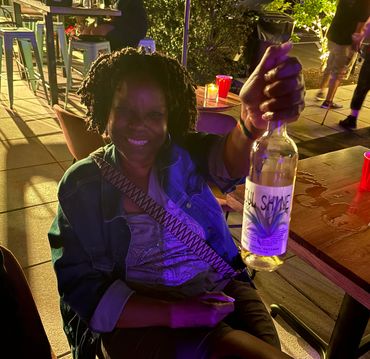 Winner of a bottle of Soul Shine wine at Small Batch Cellars
