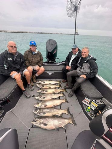 Port Washington Charter Fishing, Port Washington Fishing Charters, Ninja Charters. King Salmon.