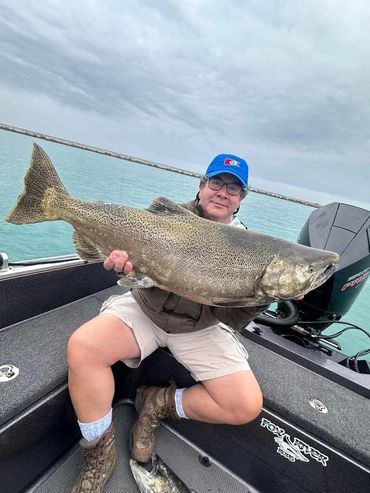 Port Washington Charter Fishing, Port Washington Fishing Charters, Ninja Charters. King Salmon.