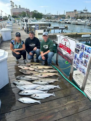 Spawning King Salmon Port Washington Charter Fishing Port Washington Fishing Charters Ninja Charters