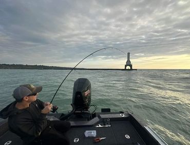 Port Washington Charter Fishing, Port Washington Fishing Charters, Ninja Charters. King Salmon.