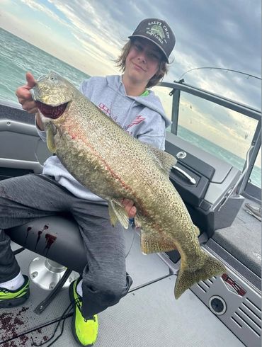 Port Washington Charter Fishing, Port Washington Fishing Charters, Ninja Charters. King Salmon.