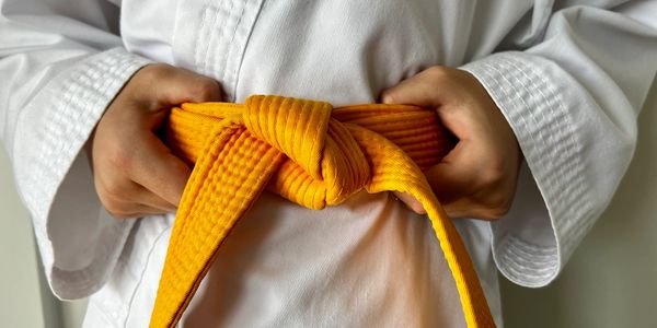 Traditional karate classes yellow belt graduation