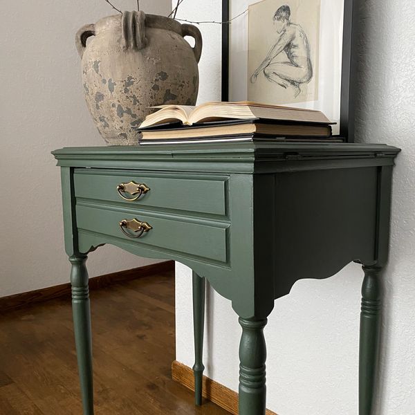 Finished Sewing Table Refresh