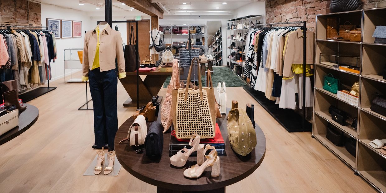 Interior of Park City's luxury shopping destination