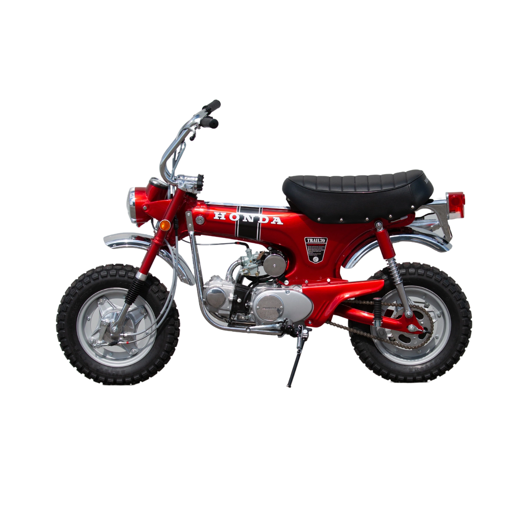 1970 Honda CT70 K0 3-Speed Candy Ruby Red