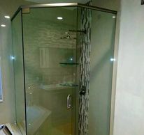 Custom Neo Angle Glass Shower Enclosure