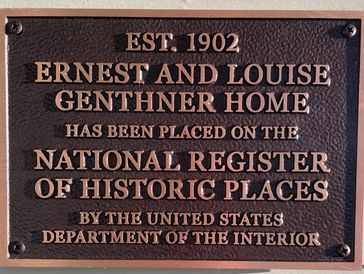 The Guilford B&B listing for The Genthner House on the National Register of Historic Places