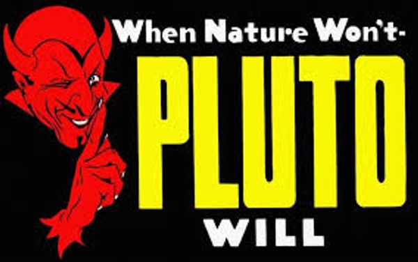 Pluto Water was a strongly laxative natural mineral water from French Lick, Indiana, popular in the