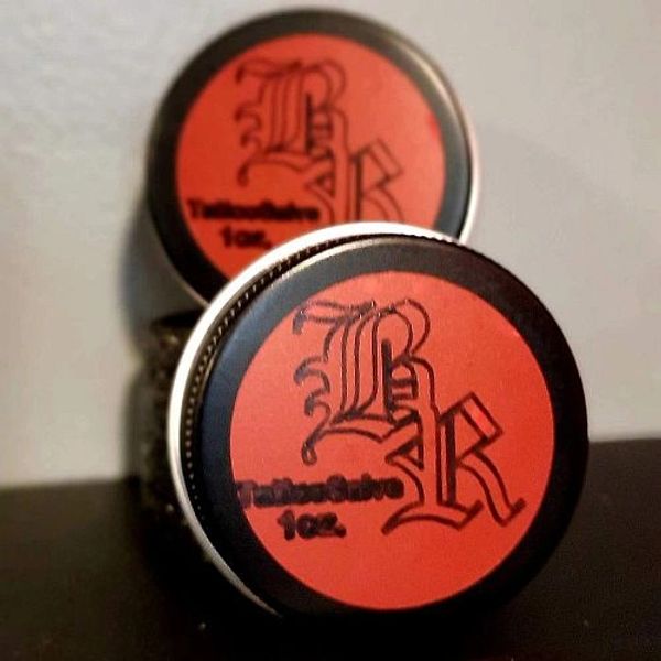 Brother Raven's Tattoo Salve aftercare by Feral Fixtures