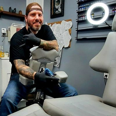 Thor Mount (The Illustrated Northman), custom tattoo artist