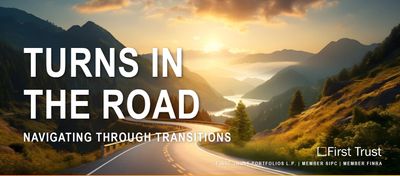 Sunset road winding through mountains symbolizing life's transitions.