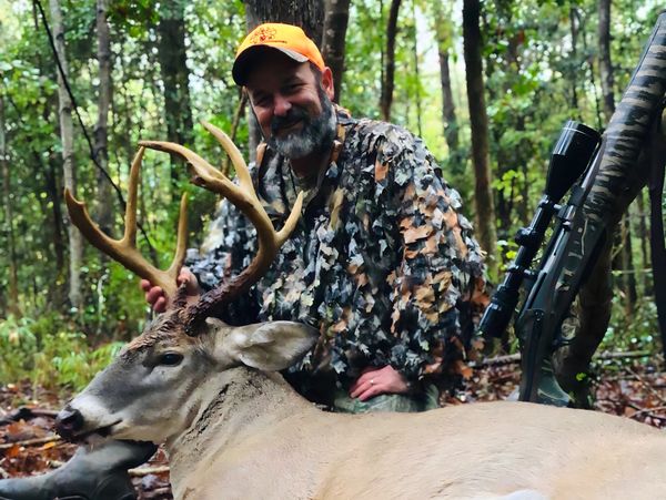 Pro Staff member, Chris Mooring with his NC buck.