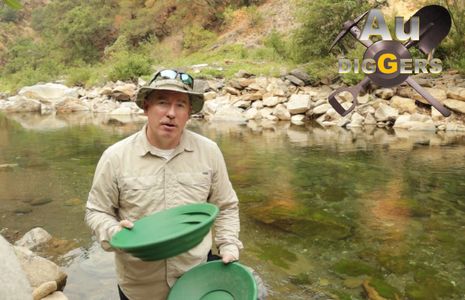 Brandon Johnson image from gold panning video
