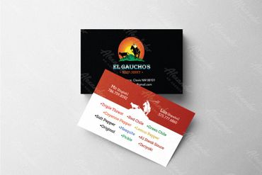 El Gaucho's business card