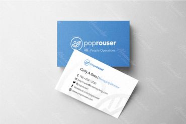 Poprouser business card
