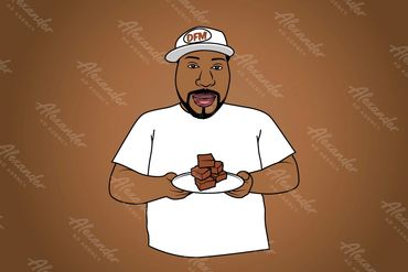 Cartoon Illustration of a man