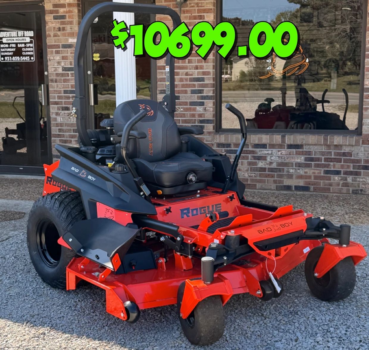 2026 BAD BOY ROGUE 72" KAWASAKI POWER FOR $10699.00