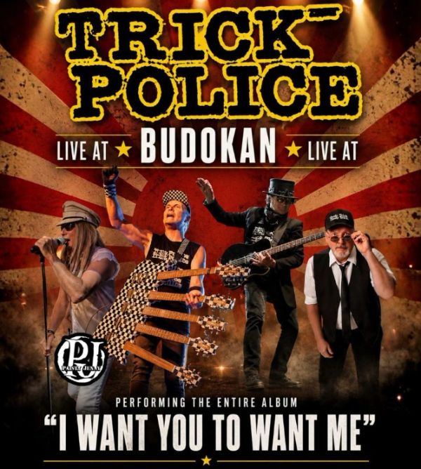 Trick Police band live at Budokan performing album "I Want You to Want Me".