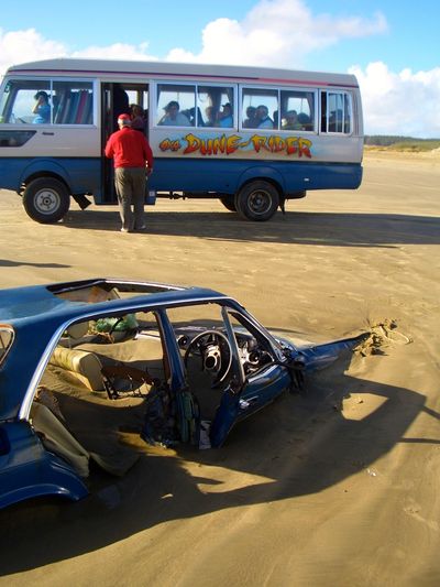 Deutschsprachiger Tagesausflug am 90 Mile Beach, Neuseeland