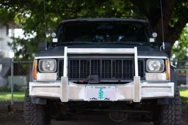 Employee made custom aluminum bumper