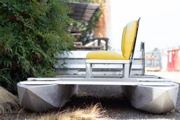 Employee made aluminum pontoon boat project