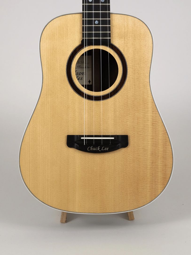 This is a custom 16 inch scale 5 string tenor you can play as a 5 string or 4 string with Low G and