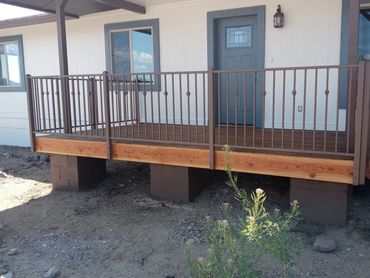 Steel deck railing, Arizona