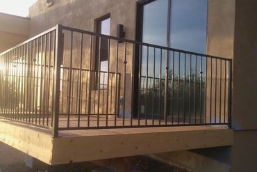 Steel deck railing, Phoenix AZ