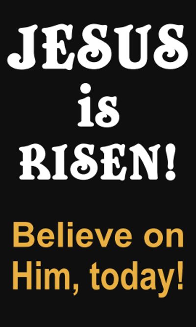 Jesus is RISEN! banner
