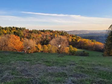 Autumn view from Heifer Hill at Bonnyvale Environmental Education Center