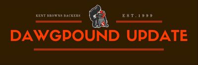 Dawgpound Update header with mascot and establishment date.